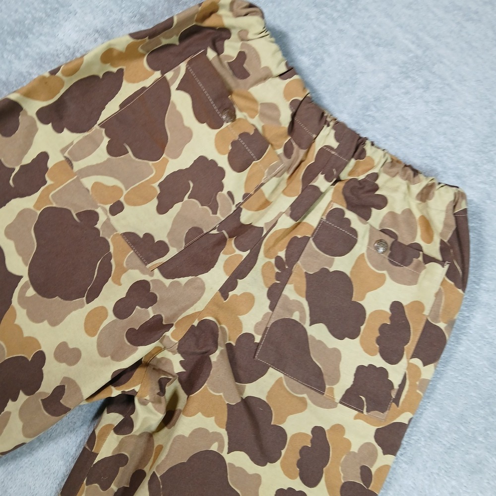 Cabela's Gore-Tex Pants Mens M Brown Duck Camo 90s Nylon Hunting Waterfowl - Picture 9 of 10